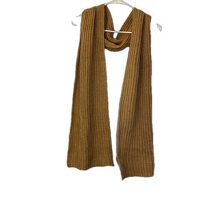 Style & Co Solid Waffle-Knit Scarf Camel